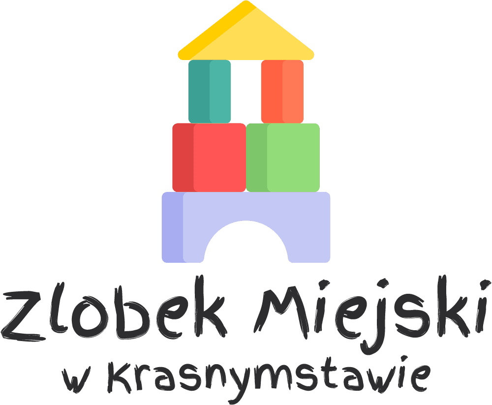 Logo żłobka z klockami